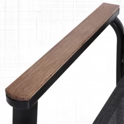 2pk Aluminum Patio Arm Chairs With Wooden Armrests - Captiva Designs -Outdoor Furniture Store GUEST b8ad5b9d a2ab 4d42 b51d a8f0fdb230d3