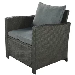 6pc Outdoor Set With Loveseats, Sofa, Chair, Bench & Coffee Table - Gray - GODEER -Outdoor Furniture Store GUEST b8b2ac1d f953 4cdb 916a 9eb6ba69cb7c