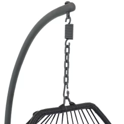 Sunnydaze Decor Sunnydaze Outdoor Resin Wicker Patio Oliver Lounge Hanging Basket Egg Chair Swing With Cushions, Headrest, And Steel Stand Set - Gray - 3pc 10 Sunnydaze Decor Sunnydaze Outdoor Resin Wicker Patio Oliver Lounge Hanging Basket Egg Chair Swing With Cushions, Headrest, And Steel Stand Set - Gray - 3pc -Outdoor Furniture Store GUEST b93775dc b5b7 422a 8918 64b853ae9721