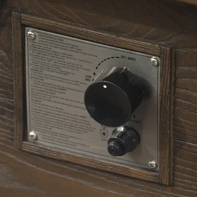 Walson 5pc Acacia Wood Club Chairs And Fire Pit Set Teak And Brown - Christopher Knight Home 8 Walson 5pc Acacia Wood Club Chairs And Fire Pit Set Teak And Brown - Christopher Knight Home - Image 6