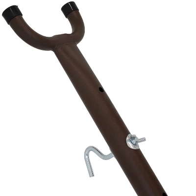 Sunnydaze Decor Sunnydaze Brazilian Portable Heavy-Duty 2-Person Space-Saving Hammock Stand Only With Carrying Case - 400 Lb Weight Capacity 4 Sunnydaze Decor Sunnydaze Brazilian Portable Heavy-Duty 2-Person Space-Saving Hammock Stand Only With Carrying Case - 400 Lb Weight Capacity - Image 2