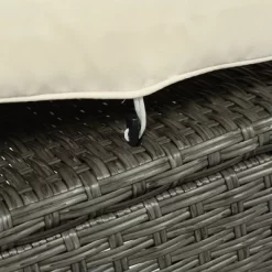 6pc Outdoor Wicker Set With Loveseats, Sofa, Chair, Coffee Table & Bench - Beige - GODEER 26 6pc Outdoor Wicker Set With Loveseats, Sofa, Chair, Coffee Table & Bench - Beige - GODEER -Outdoor Furniture Store GUEST baa347d4 a6ce 42a2 808c 51c3709fd3ea