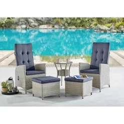 All-Weather Wicker Haven Outdoor Accent Table With Storage Beige - Alaterre Furniture -Outdoor Furniture Store GUEST bb1079db 8792 4d4c b217 f2473f0d49f2