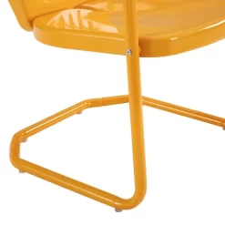 Griffith Metal Chair Tangerine - Crosley -Outdoor Furniture Store GUEST bc098481 2fbb 4b78 be74 d299db294f29