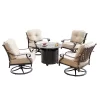 Oakland Living 5pc Aluminum Outdoor Patio Fire Pit Dining With 34" Round Fire Table Copper/Beige 1 Oakland Living 5pc Aluminum Outdoor Patio Fire Pit Dining With 34" Round Fire Table Copper/Beige -Outdoor Furniture Store GUEST bd71da38 9292 4f5a 8277 1c94d2d35af0