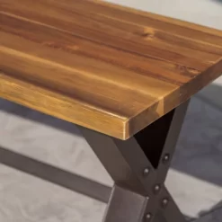 Sanibal Acacia Wood Patio Dining Bench - Brown - Christopher Knight Home 8 Sanibal Acacia Wood Patio Dining Bench - Brown - Christopher Knight Home -Outdoor Furniture Store GUEST bdb38dd1 dc45 4a56 b927 41e41ed8abbe