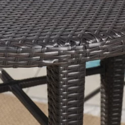 Dominica 5pc Wicker Round Bar Set Multibrown/Light Brown - Christopher Knight Home -Outdoor Furniture Store GUEST be1a6380 d280 4d78 96bd c4ea2f286d2c