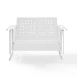 Bates Outdoor Loveseat Glider - White - Crosley -Outdoor Furniture Store GUEST be6ea954 c327 4899 bb55 68de76ad30bb