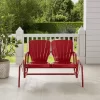 Ridgeland Outdoor Metal Loveseat Glider - Red - Crosley -Outdoor Furniture Store GUEST bf4a1c57 e93c 45ba 9a47 9741ba4f1b40