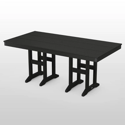 Moore POLYWOOD 35" X 70" Farmhouse Rectangle Patio Dining Table - Project 62™ 8 Moore POLYWOOD 35" X 70" Farmhouse Rectangle Patio Dining Table - Project 62™ - Image 6