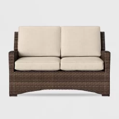 Halsted Wicker Patio Loveseat - Threshold™ -Outdoor Furniture Store GUEST c10eda52 f2ba 4abd b5cc 50b37118c7ba