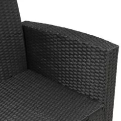 6pc Wicker Patio Conversation Set With Glass Table Ottomans & Cushions - Black/Dark Gray - GODEER 26 6pc Wicker Patio Conversation Set With Glass Table Ottomans & Cushions - Black/Dark Gray - GODEER -Outdoor Furniture Store GUEST c1931aa3 67d4 4568 a206 2902c08d2760