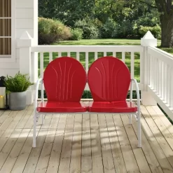 Griffith Outdoor Loveseat - Bright Red - Crosley 13 Griffith Outdoor Loveseat - Bright Red - Crosley -Outdoor Furniture Store GUEST c2f87aa9 26cb 4696 8c95 61f79da9683f
