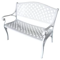 Modern Aluminum Patio Bench - Oakland Living -Outdoor Furniture Store GUEST c2fcd0e4 2a24 460b a6e0 666f81525e73