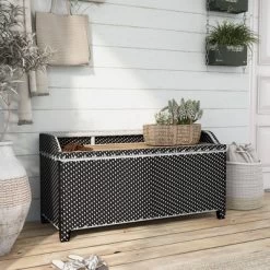 Maksville Outdoor Aluminum Storage Bench - MiBasics -Outdoor Furniture Store GUEST c4b44e50 90a6 415f a4a8 db76dd135459