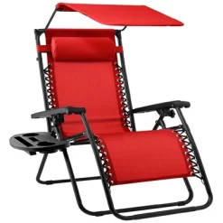 Best Choice Products Folding Zero Gravity Recliner Patio Lounge Chair W/ Canopy Shade, Headrest, Tray -Outdoor Furniture Store GUEST c4f9cd97 e694 494e 8551 65f9603dcdf5
