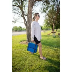 Stansport Steel Frame Foldable Coliseum Seat - Blue -Outdoor Furniture Store GUEST c561f2bd 61a8 4ce7 8ecb 4a9255396e45