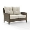 Rockport Outdoor Wicker High Back Loveseat - Crosley -Outdoor Furniture Store GUEST c56e57e9 d788 49fb bc33 e65af8b46a92