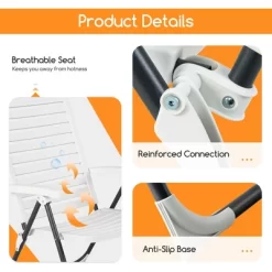 Costway Patio PP Folding Chair Adjustable Reclining 7-Level All-Weather Portable Outdoor -Outdoor Furniture Store GUEST c5fdb0f5 9fff 488b 8d8f bd4099f771a1