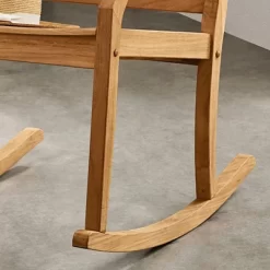 Logan Teak Patio Rocking Chair With Bottle Holder - Light Brown - Cambridge Casual -Outdoor Furniture Store GUEST c625dbdb b36d 451d a5e0 85521f40f7f1