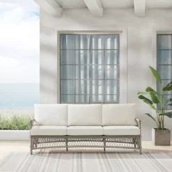 Thatcher Outdoor Steel Sofa Creme/Driftwood - Crosley 12 Thatcher Outdoor Steel Sofa Creme/Driftwood - Crosley -Outdoor Furniture Store GUEST c64e5630 ad99 49d0 a9f8 d0a80b27471b