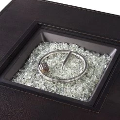 42" Square Aluminum 55000 BTUs Propane Fire Pit Table With Two Covers Lid - Copper- Oakland Living -Outdoor Furniture Store GUEST c665847f 0e91 4b59 8379 601531f7a09e