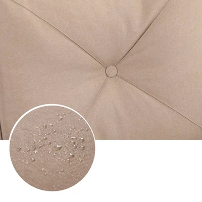 Captiva Designs 7pc Outdoor Dining Set With C-Spring Motion Chairs & Metal Table With Umbrella Hole 13 Captiva Designs 7pc Outdoor Dining Set With C-Spring Motion Chairs & Metal Table With Umbrella Hole - Image 11