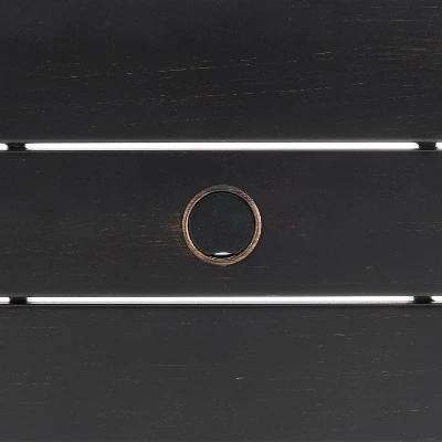 Kaplan 42" Outdoor Steel Round Dining Table Bronze - Crosley 7 Kaplan 42" Outdoor Steel Round Dining Table Bronze - Crosley - Image 5