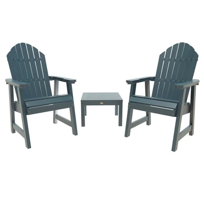 Hamilton 3pc Outdoor Set With Deck Chairs & Adirondack Side Table - Highwood 11 Hamilton 3pc Outdoor Set With Deck Chairs & Adirondack Side Table - Highwood - Image 9