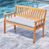 Kapalua Honey Nautical Eucalyptus Wooden Outdoor Garden Bench - Vifah 2 Kapalua Honey Nautical Eucalyptus Wooden Outdoor Garden Bench - Vifah -Outdoor Furniture Store GUEST c6f1b133 1f95 4383 aaaa ac330790cf0c