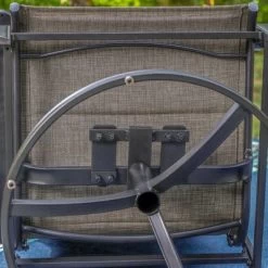 2pk Steel Patio 360 Swivel Padded Arm Chairs With Sling Seat & Back - Captiva Designs -Outdoor Furniture Store GUEST c72cd7ea cd02 4ed2 85fb 4050e94175e4