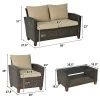 Costway 4PCS Patio Rattan Furniture Set Solid Wood Leg Cushioned Sofa Garden Lawn 1 Costway 4PCS Patio Rattan Furniture Set Solid Wood Leg Cushioned Sofa Garden Lawn -Outdoor Furniture Store GUEST c8b3ff42 34ea 4dc1 96f7 518ba7cdd2d1