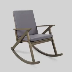 Gus Acacia Wood Patio Rocking Chair - Christopher Knight Home -Outdoor Furniture Store GUEST c8f93187 ec05 419f 853f ff0c14f74ce8