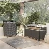 2pc Maksville Outdoor Aluminum Storage Bench & Trash Can - MiBasics -Outdoor Furniture Store GUEST c9ad30d2 0244 459d a783 39a88fc604d3