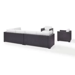 Biscayne 7pc Outdoor Wicker Sectional Set - White - Crosley 13 Biscayne 7pc Outdoor Wicker Sectional Set - White - Crosley -Outdoor Furniture Store GUEST c9f42fa4 6ca3 45ac b401 4b725fd26875