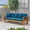 Long Beach Acacia Wood Extendable Patio Daybed Sofa Teak - Christopher Knight Home -Outdoor Furniture Store GUEST ca5e2fdf 3645 4772 9116 dfb40ec1d1e5