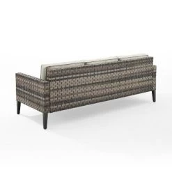 Prescott Outdoor Wicker Sofa - Crosley -Outdoor Furniture Store GUEST cab74de5 691c 41a6 89e5 4e54b541df21