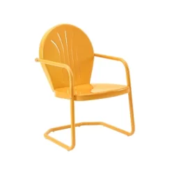 Griffith Metal Chair Tangerine - Crosley -Outdoor Furniture Store GUEST cb010019 72ac 4333 a767 48523a196a7c
