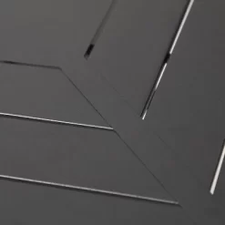 7pc Outdoor Dining Set With Svivel Chairs With Cushions & Large Metal Rectangle Table With Umbrella Hole - Captiva Designs -Outdoor Furniture Store GUEST cb411e9e b057 436a 9859 da1c5cd6b497