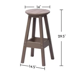 Aoodor Bar Stools Set Of 2, Backless Bar Chairs With Footrest, 29.5" Tall, For Living Room, Dining Room, Kitchen -Outdoor Furniture Store GUEST cba2f96e 97d0 4ac1 be36 a160e946dd0c