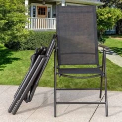 5pc Patio Set With Square Table & Reclining Sling Chairs With Armrests - Captiva Designs -Outdoor Furniture Store GUEST cc5901ae fdbe 47cb 88c9 56fba8e11c5f