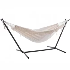 Vivere 9ft Double Cotton Hammock With Stand -Outdoor Furniture Store GUEST ce4a80c9 65d7 46cb b7ff ec1f8fc363cf