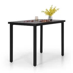 5pc Outdoor Set With Swivel Stools With Cushions & Metal Table - Captiva Designs -Outdoor Furniture Store GUEST cf97345a 3c0b 4d81 8edb 1609c3177b45