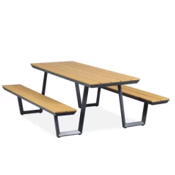 Aoodor Picnic Table Bench Set Outdoor Camping Dining Table Set With Metal Frame -Outdoor Furniture Store GUEST d09902a5 51f9 4638 b0c8 eff1b6833dfa