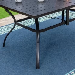 Patio Set With Steel Table With 1.57" Umbrella Hole & Steel 360 Swivel Padded Arm Chairs - Captiva Designs -Outdoor Furniture Store GUEST d09ec231 38e1 45e4 a299 9c6d2a5e71c7 2