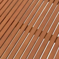 Stamford 2pc Eucalyptus Wood Outdoor Bench With Coffee Table - Natural - Alaterre Furniture -Outdoor Furniture Store GUEST d1236e84 517a 4d3a 956f 3302fb70e4b1