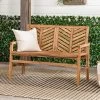 Slatted Chevron Acacia Wood Patio Loveseat – Saracina Home -Outdoor Furniture Store GUEST d191a47e fd48 483e 8062 5f7d7c651384