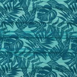 Sunnydaze Decor Sunnydaze Outdoor Weather-Resistant Polyester Quilted Hammock Cushion Pad And Hammock Pillow With Ties - Cool Blue Tropics -Outdoor Furniture Store GUEST d1c8da61 5a1d 4828 9106 52443499d9ef