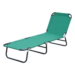 Outsunny Portable Outdoor Sun Lounger, Lightweight Folding Chaise Lounge Chair W/ 5-Position Adjustable Backrest For Beach, Poolside And Patio -Outdoor Furniture Store GUEST d356642c 51a2 4bbd ab2e 8dcf44d2785f