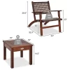 Costway 3PCS Patio Rattan Furniture Set Coffee Table -Outdoor Furniture Store GUEST d45d0ef6 83db 4f07 b722 4dd32212171e